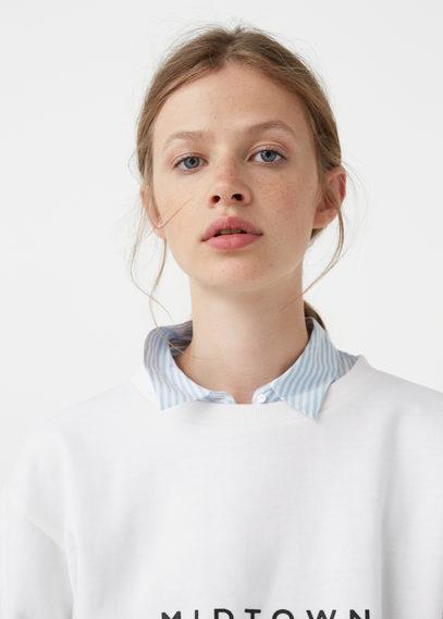 Mango Mango Message Sweatshirt