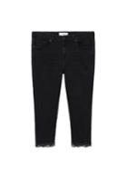 Violeta By Mango Violeta By Mango Lace Slim Jeans
