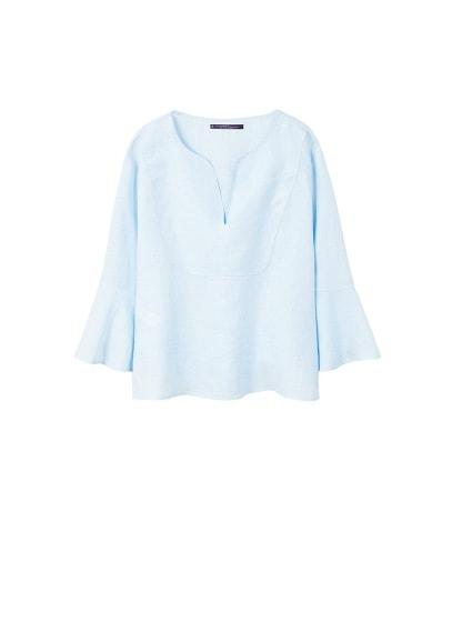 Violeta By Mango Violeta By Mango Ramie Blouse