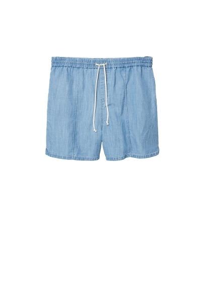 Violeta By Mango Violeta By Mango Denim Soft Fabric Shorts