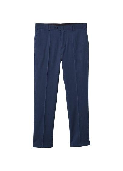 Mango Man Mango Man Regular-fit Striped Pattern Suit Trousers