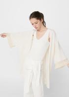 Mango Mango Cotton Fringed Caftan