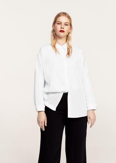 Violeta By Mango Violeta By Mango Ruffled Cotton Shirt