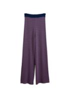 Mango Mango Geometric Knit Trousers