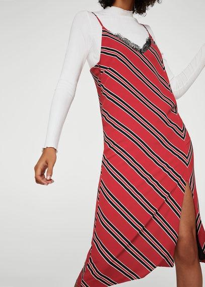Mango Mango Striped Camisole Dress