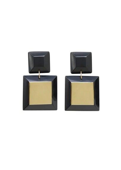 Violeta By Mango Violeta By Mango Resin Pendant Earrings