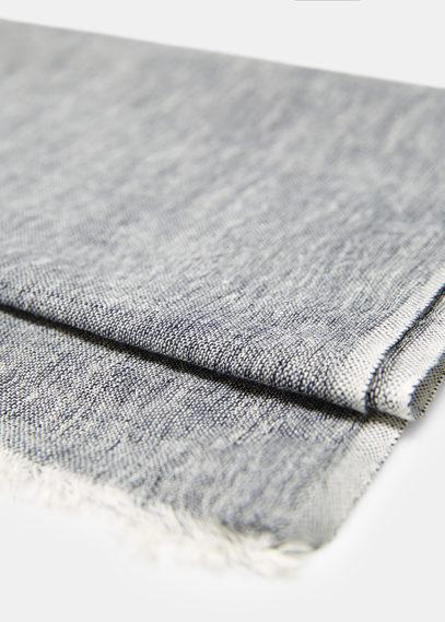 Mango Man Mango Man Cotton Linen-blend Scarf