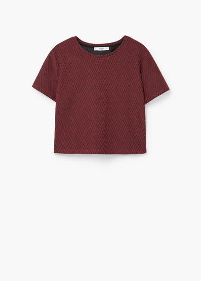 Mango Mango Bicolor T Shirt