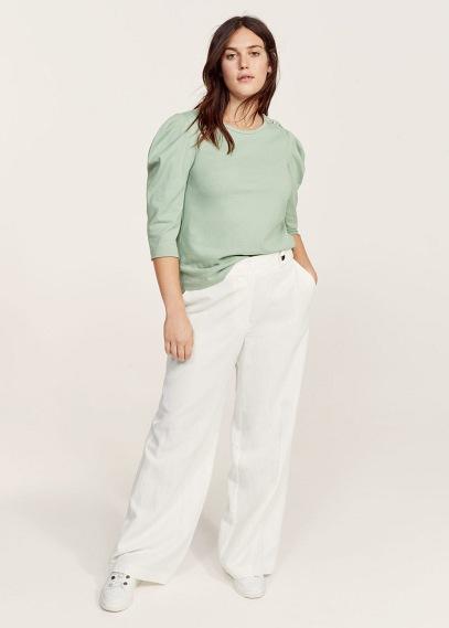 Violeta By Mango Violeta By Mango Puffed Sleeves T-shirt