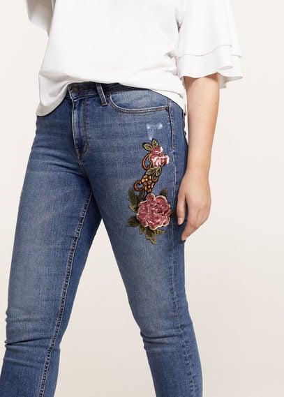Violeta By Mango Violeta By Mango Super Slim Sequins Jeans