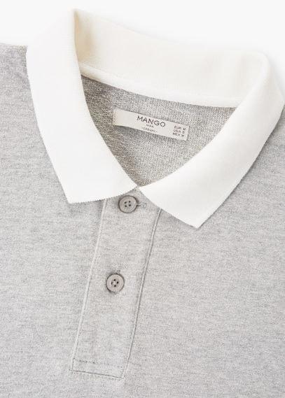 Mango Man Mango Man Plush Cotton-blend Polo Shirt