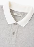 Mango Man Mango Man Plush Cotton-blend Polo Shirt