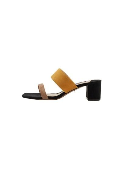 Violeta By Mango Violeta By Mango Suede Straps Sandals