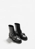 Mango Mango Piercing Detail Ankle Boots