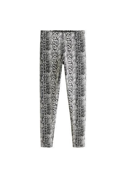 Mango Mango Snake Print Leggings