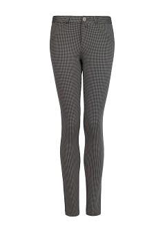 Mango Houndstooth Elastic Trousers
