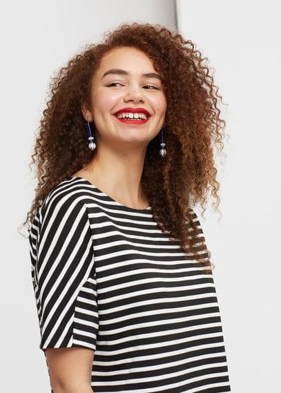 Violeta By Mango Violeta By Mango Striped Shift Dress