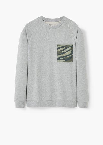 Mango Man Mango Man Neoprene-effect Sweatshirt