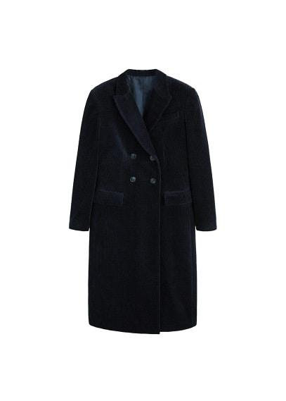 Mango Mango Structured Corduroy Coat