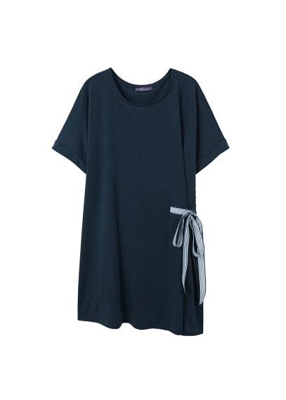 Violeta By Mango Violeta By Mango Striped Bow Dress