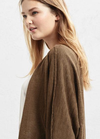 Violeta By Mango Violeta By Mango Openwork Cotton Cardigan