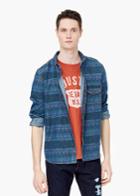 Mango Man Mango Man Slim-fit Printed Cotton Shirt