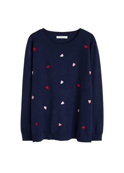 Violeta By Mango Violeta By Mango Embroidered Details Sweater