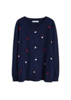 Violeta By Mango Violeta By Mango Embroidered Details Sweater