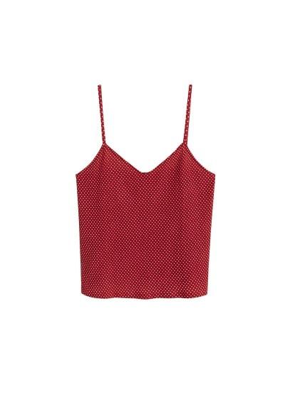 Mango Mango Patterned Texture Top