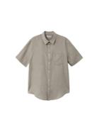 Mango Man Mango Man 100% Linen Short Sleeve Shirt