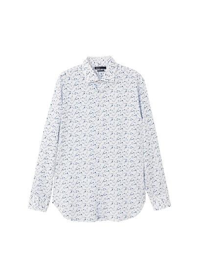 Mango Man Mango Man Regular-fit Floral Print Tailored Shirt