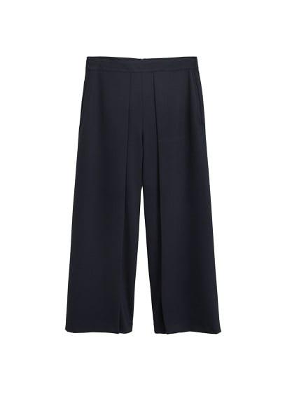 Mango Mango Pleats Culotte Trousers