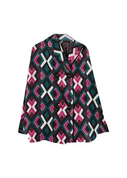 Mango Mango Buttoned Printed Shirt