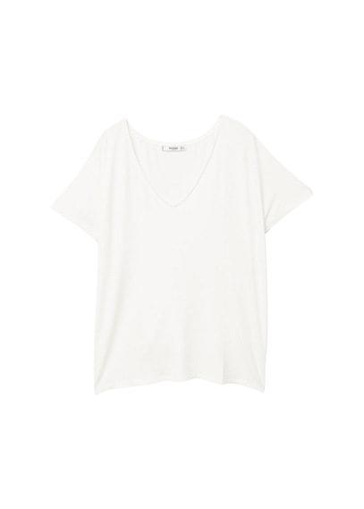 Mango Mango V-neckline Essential T-shirt