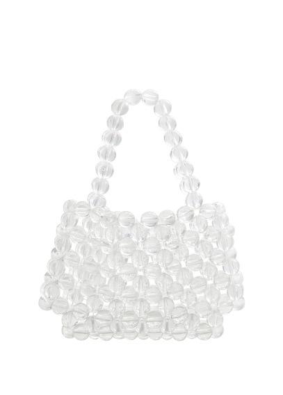 Mango Mango Beaded See-through Bag