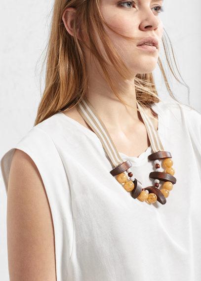 Violeta By Mango Violeta By Mango Strap Cotton T Shirt