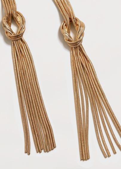 Violeta By Mango Violeta By Mango Slim Chain Earring