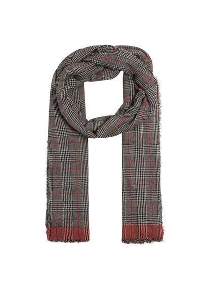 Violeta By Mango Violeta By Mango Fringed Check Scarf
