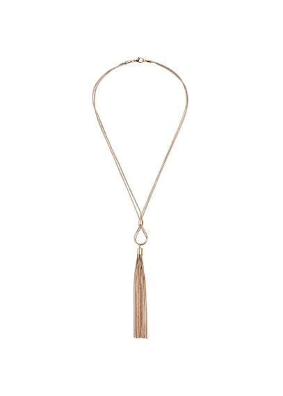 Violeta By Mango Violeta By Mango Monochrome Chains Necklace