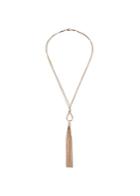 Violeta By Mango Violeta By Mango Monochrome Chains Necklace