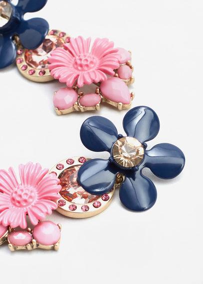 Mango Mango Flower Pendant Earrings