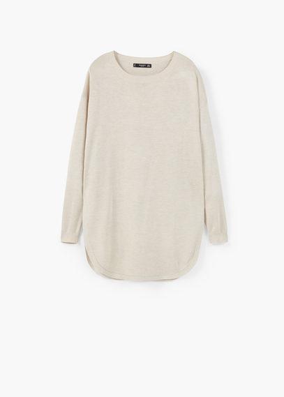 Mango Mango Fine-knit Oversize Sweater