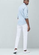 Mango Man Mango Man Slim-fit White Jan Jeans