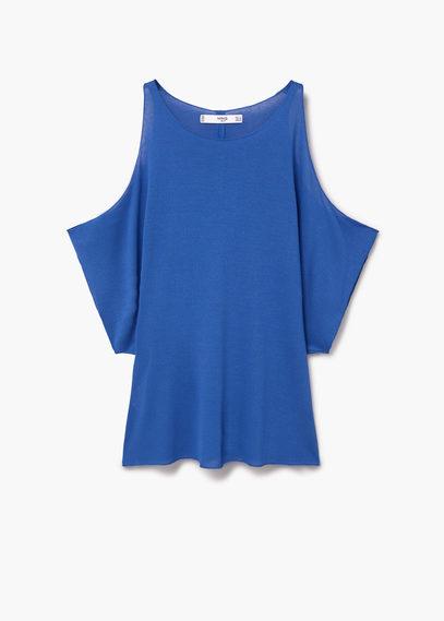 Mango Mango Shoulder Detail Top
