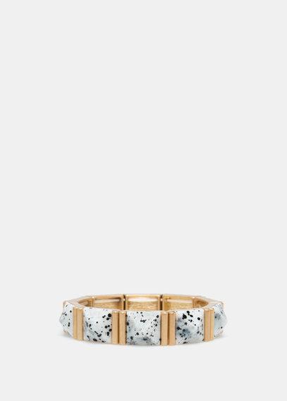 Mango Mango Chain Stone Bracelet
