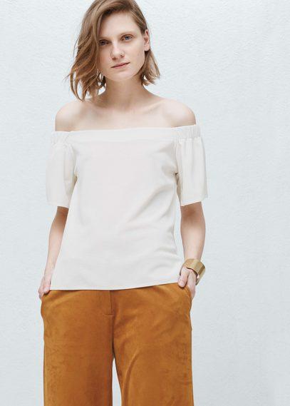 Mango Mango Boatneck T Shirt