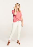 Violeta By Mango Violeta By Mango Open Detail T-shirt