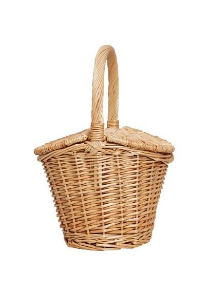 Mango Mango Bamboo Basket Bag
