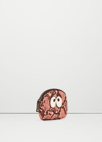 Mango Mango Patch Snake-print Purse