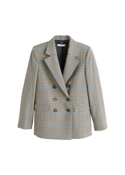 Mango Mango Pockets Structured Blazer